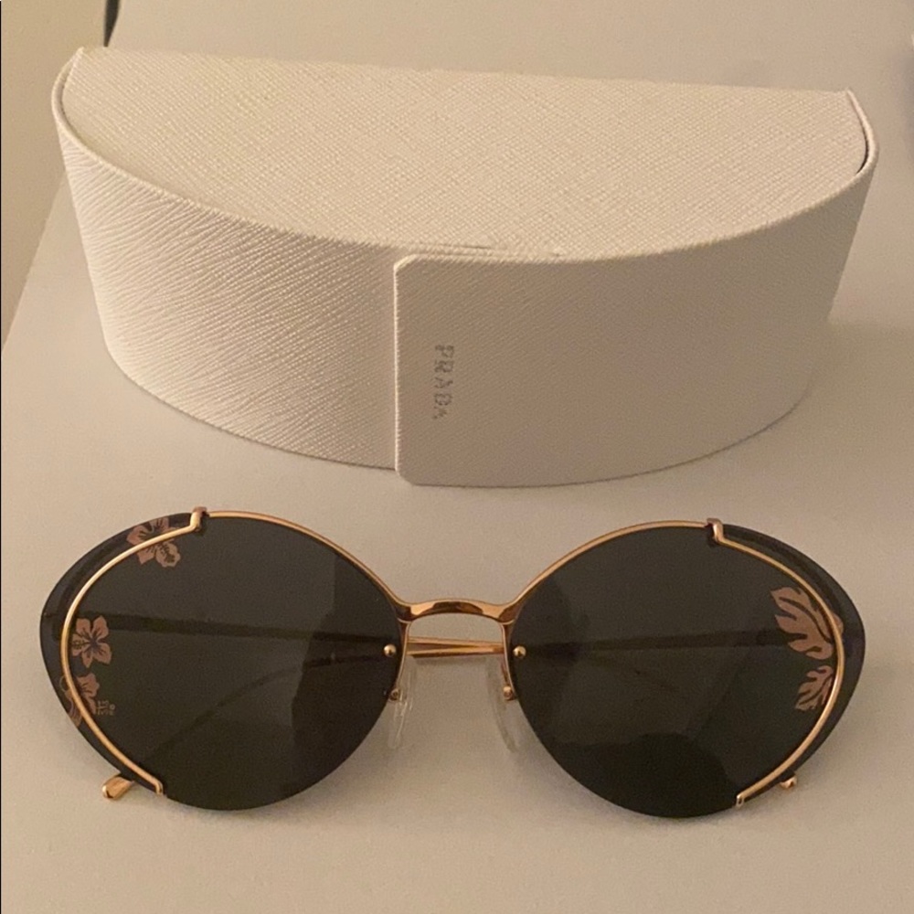 SOLD! Prada Oval Sunglasses